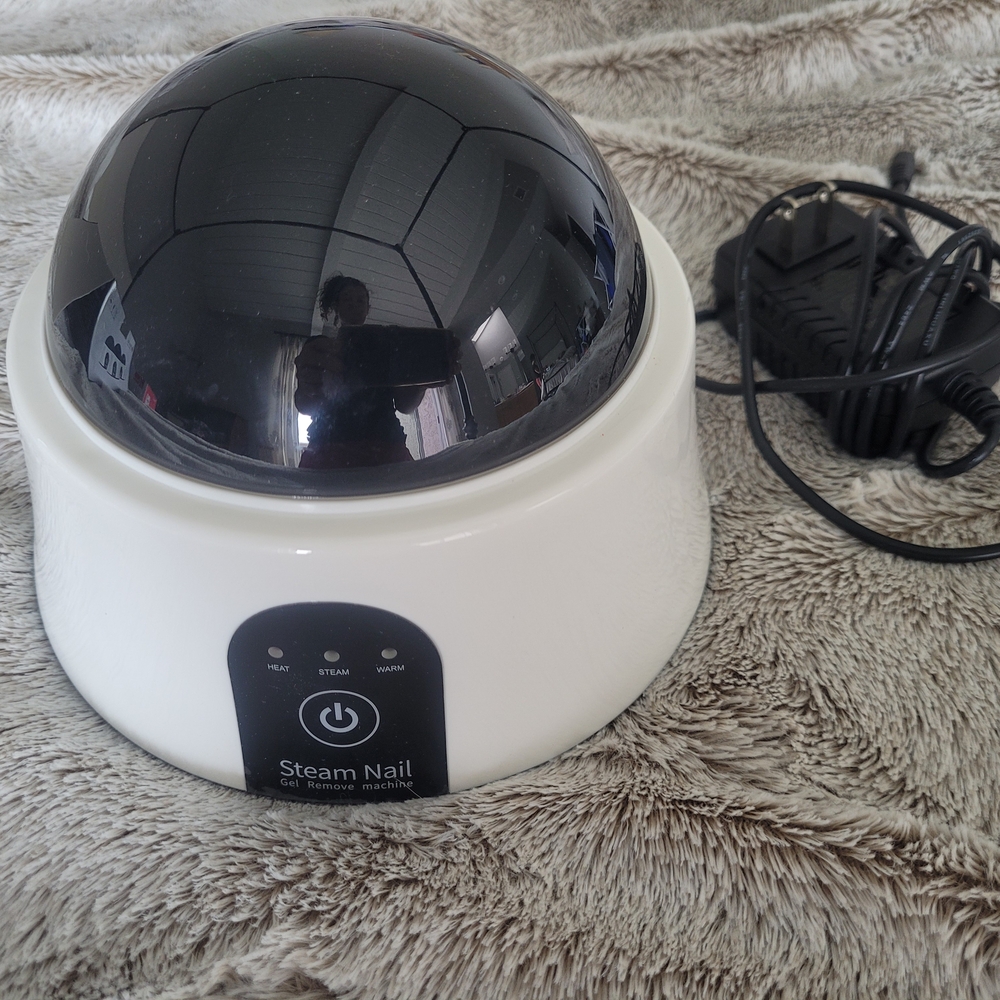 Black and White Steam Nail Gel Remover